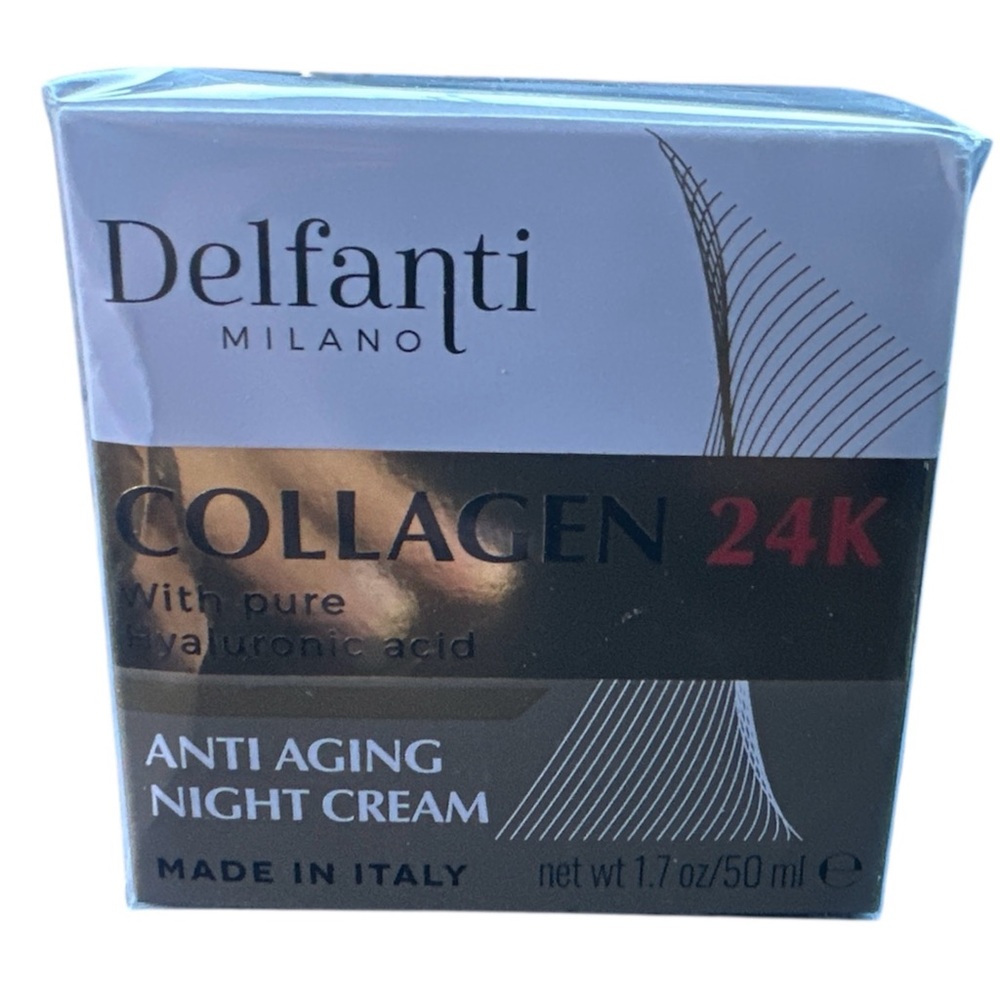 Delfanti Milano Collagen 24K Night Cream with Hyaluronic Acid 50ml